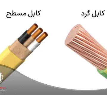 کابل افشان مسطح