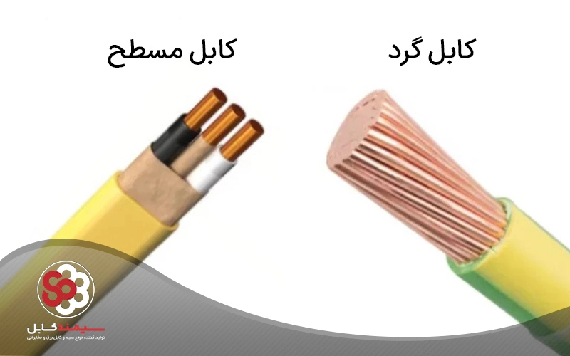 کابل افشان مسطح