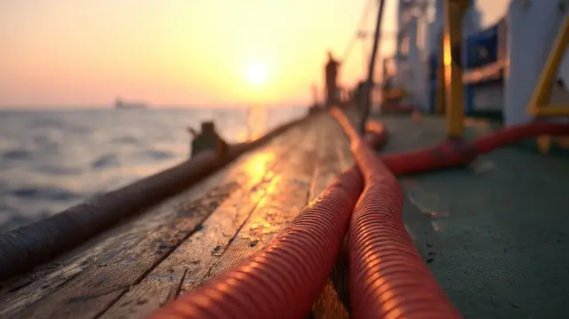 مراحل نصب یا خوابانیدن کابل در بستر دریا