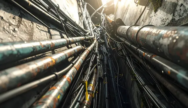 طرز قرارگیری کابلها